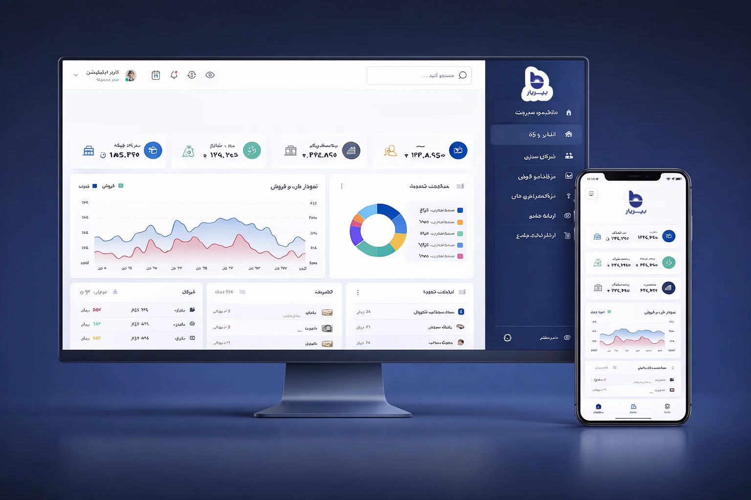 داشبورد بیریار پیشرفته